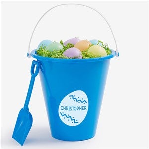 Easter Characters Personalized Blue Easter Bucket Pail  Shovel - 19582-B