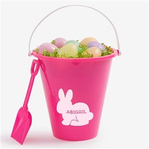 Easter Characters Personalized Pink Easter Bucket Pail  Shovel - 19582