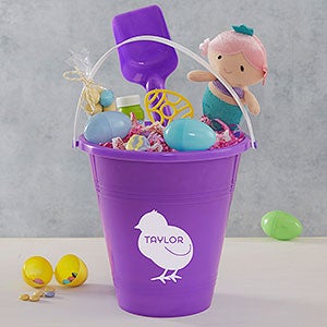 Easter Characters Personalized Purple Easter Bucket Pail & Shovel - 19582-P