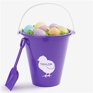 Easter Characters Personalized Purple Easter Bucket Pail  Shovel - 19582-P