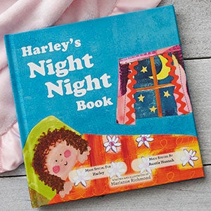 Personalized Kids Books for Girls - The Night Night Book - 19641D-G
