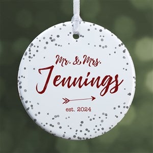 Sparkling Love Personalized Wedding Ornament - 19690-1