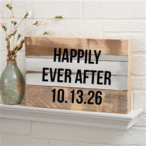 Write Your Own 12x6 Personalized Reclaimed Wood Sign - 19696-12x8