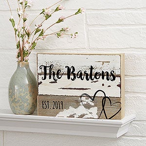 LOVE 8x6 Rustic Wood Wall Art - 19700-8x6