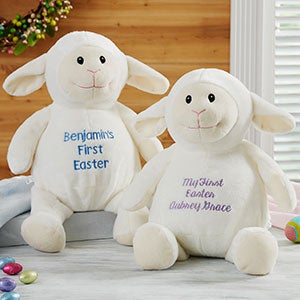 Babys First Easter Personalized Baby Lamb - 19752