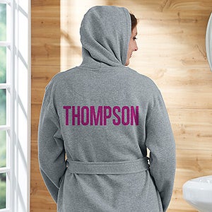 Classic Name Personalized Sweatshirt Robe - 19772