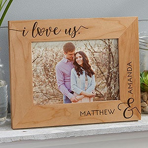I Love Us Forever Personalized Picture Frame- 5 x 7 - 19783-M