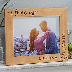 I Love Us 8x10 Personalized Picture Frame - 19783-L