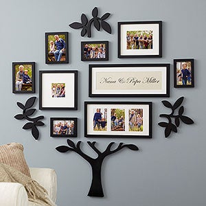 Wallverbs™ Grandparents Personalized Picture Frame Photo Tree - 19802