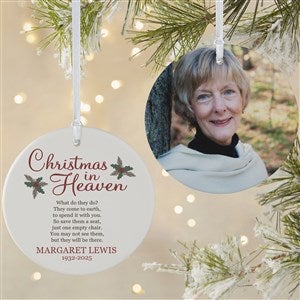 Christmas In Heaven Large 2 Sided Memorial Ornament - 19879-2L