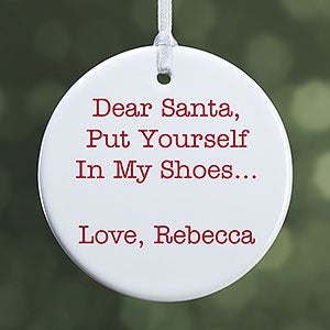 Christmas Expressions Personalized Ornament- 2.85 Glossy - 1 Sided - 19880-1