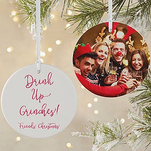 Christmas Expressions Personalized Ornament- 3.75 Matte - 2 Sided - 19880-2L