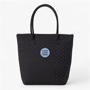 Personalized Logo Quilted Shoulder Bag - 19881