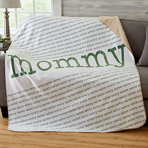 Our Special Lady Personalized 60x80 Sherpa Blanket - 20101-SL