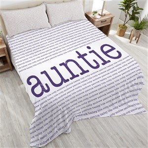 Our Special Lady Personalized 90x108 Plush King Fleece Blanket - 20101-K