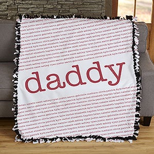 Our Special Guy Personalized 50x60 Tie Blanket - 20103-T