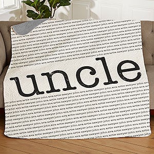 Our Special Guy Personalized 50x60 Quilted Blanket - 20103-Q