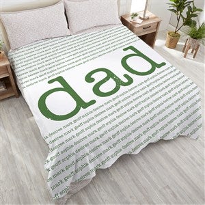 Our Special Guy Personalized 90x90 Plush Queen Fleece Blanket - 20103-QU