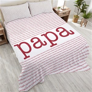 Our Special Guy Personalized 90x108 Plush King Fleece Blanket - 20103-K