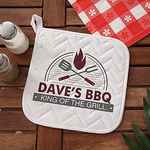 Personalized Potholder - The Grill - 20134-P