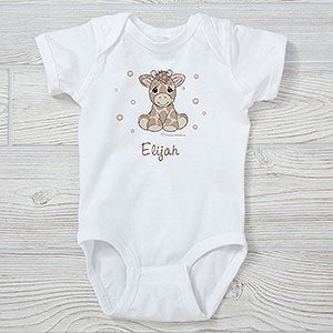 Precious Moments Baby Animals Personalized Baby Bodysuit - 20186-CBB