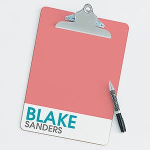 Bold Name Personalized Clipboard - 20200