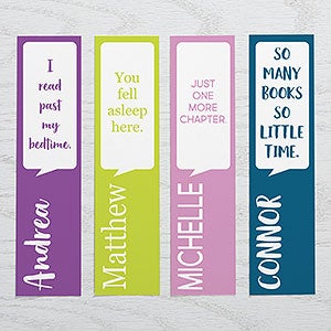Write Your Own Personalized Paper Bookmarks Set of 4 - 20201