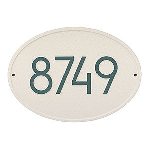 Hawthorne Personalized Modern Address Plaque - Coastal Green - 20259D-L4