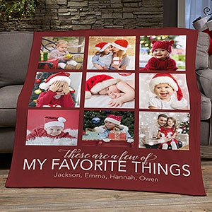Personalized Photo Blanket - My Favorite Things - 20264 Personalized Photo Blanket - My Favorite Things - 20264