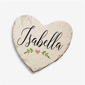 Let Love Grow Personalized Heart Garden Stone - Small - 20471-S