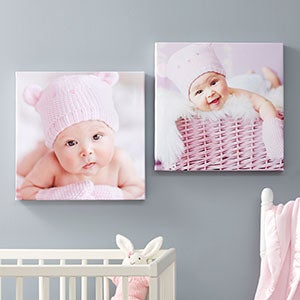  Baby Photo Memories 16x16 Square Canvas Print - 20472-M