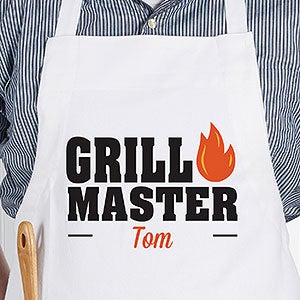 Master Of The Grill Personalized Adult Apron - 20488-A