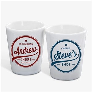 Groomsman Brewing Co. Personalized Shot Glass - 20490