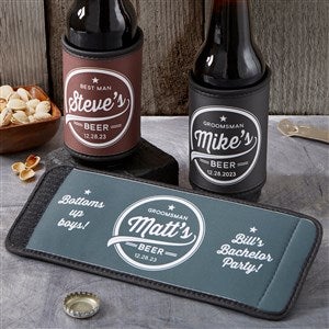 Groomsmen Brewing Co. Personalized Can & Bottle Wrap - 20494