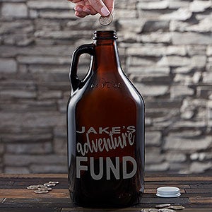 Write Your Own 64oz. Personalized Growler Bank - 20497