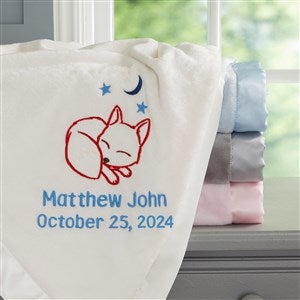 Fox Personalized Baby Blanket - 20601