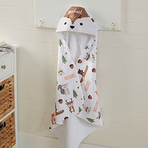 Woodland Adventure Deer Personalized Hooded Towel - 20618-D
