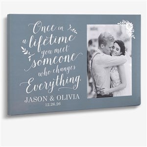 Once In A Lifetime Wedding Photo Canvas Print - 16 x 24 - 20624-M