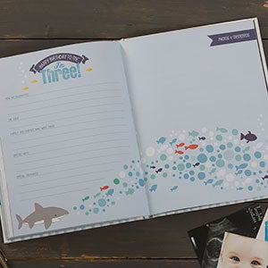 Under The Sea Baby Boy Personalized Memory Book