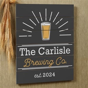 Public House Personalized Wooden Shiplap Sign- 16 x 20 - 20679-16x20