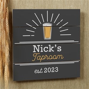 Public House Personalized 12x12 Shiplap Sign - 20679-12x12
