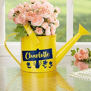 Happy Day Personalized Watering Can Flower Pot - 20889