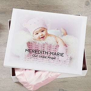 Personalized Baby Photo Keepsake Memory Box - 8x10 - 20945-S