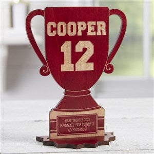 Youre The Champion Personalized Natural Wood Trophy Keepsake - 20952-R
