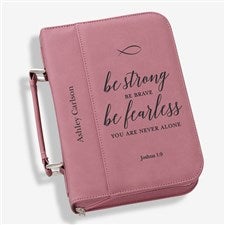 Heavenly Quotes Personalized Bible Cover-Pink - 21049-P