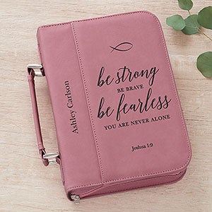 Heavenly Quotes Personalized Bible Cover-Pink - 21049-P