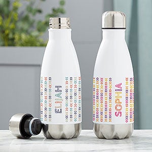 Stencil Name Personalized 12 oz. Insulated Water Bottle - 21087-S