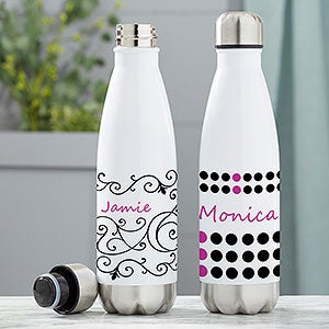 Just Her Style Personalized 17 oz. Insulated Water Bottle - 21106-L