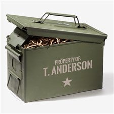 Authentic Personalized 50 Cal Ammo Box - 21132
