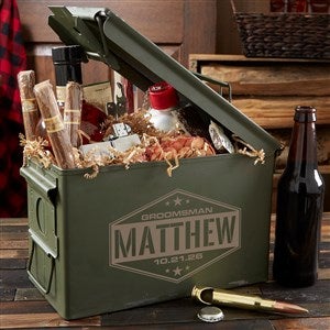 Groomsman Personalized 30 Cal Ammo Can - 21133-S